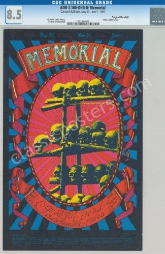A Pair of Certified Grateful Dead Handbills