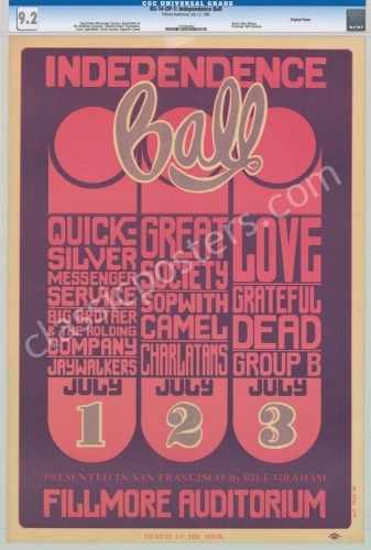 Attractive BG-14 Grateful Dead Poster