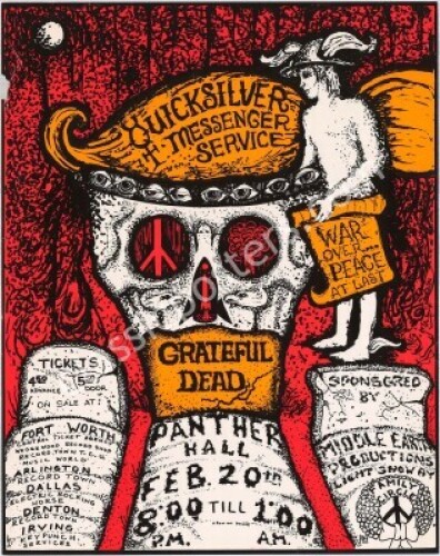 Scarce AOR 4.161 Grateful Dead Panther Hall Poster