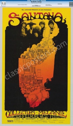 Near Mint BG-160 Santana Poster