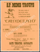 Scarce S.F. Mime Troupe AOR 2.34 Candelaio Poster
