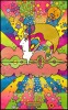 Interesting Double-Sided Peter Max Poster