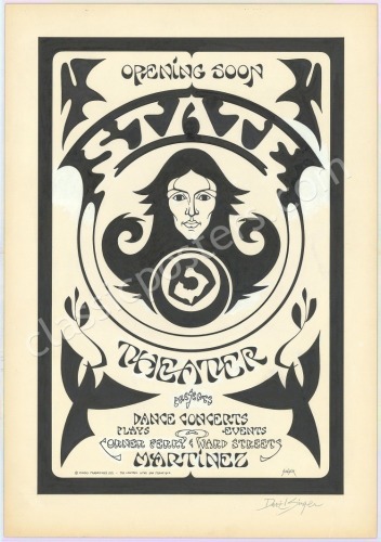 Signed State Theater Original Art and Proof Sheet