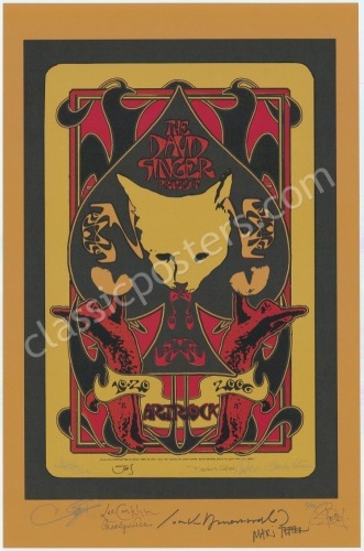 Stunning Signed David Singer Project Poster
