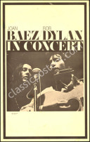 Rare Bob Dylan Joan Baez Tour Blank Poster