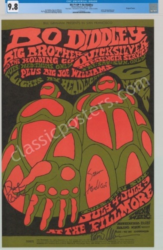 Band-Signed BG-71 Big Brother Poster