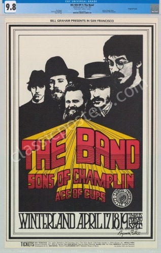 Signed Original BG-169 The Band Poster