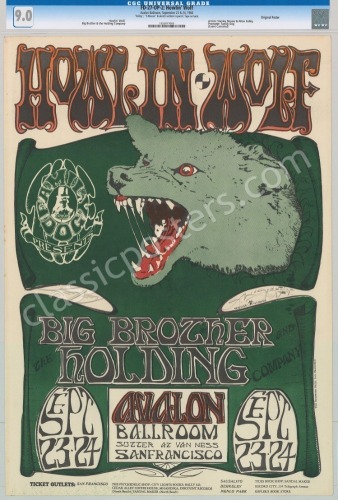 Popular Signed FD-27 Howlin&rsquo; Wolf Poster