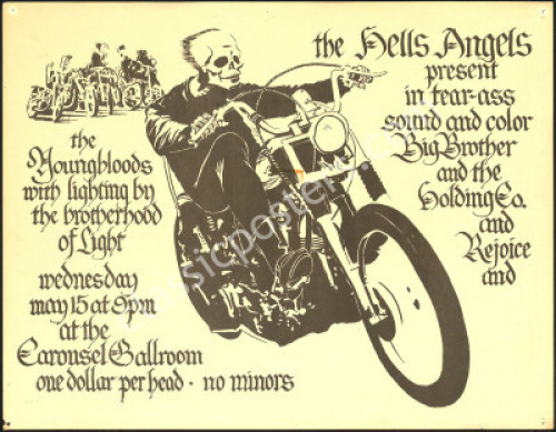 Scarce AOR 2.249 Hells Angels Big Brother Poster