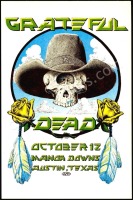 Gorgeous 1977 Grateful Dead Manor Downs Poster
