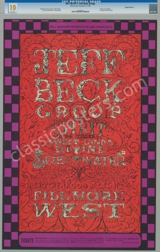 Intricate BG-148 Jeff Beck Poster