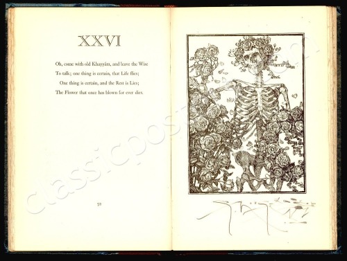 Stanley Mouse Signed Rubaiyat of Omar Khayyam Book