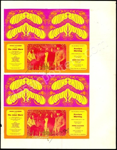 Signed Uncut Joint Show Insert Piece
