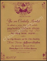 Scarce AOR 2.84 Psychedelic Fashion Show Handbill