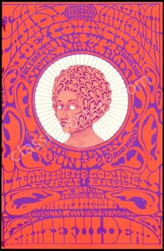 Rare AOR 2.329 Grateful Dead Handbill