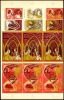 Rare Uncut BG-91 and BG-92 Postcard and Ticket Sheet