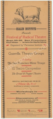 Rare Festival of Radical Theatre Poster