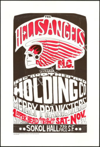 Five Different Hells Angels Reprint Posters