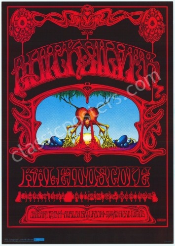 Four Large Posters by Rick Griffin