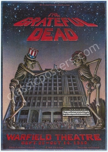 Popular AOR 4.45 Grateful Dead Poster