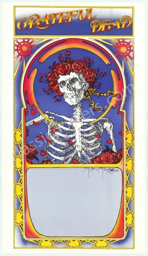 Signed Grateful Dead Tour Blank Poster