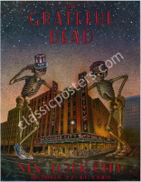 Beautiful Signed Grateful Dead Radio City Music Hall Poster