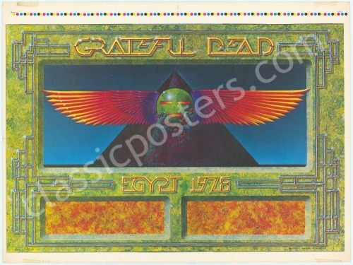 Scarce AOR 4.239 Grateful Dead Egypt Proof Sheet