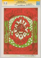 Stunning Signed FD-33 Grateful Dead Handbill