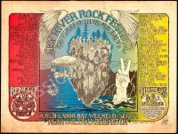 Rare 1968 Sky River Rock Festival Poster