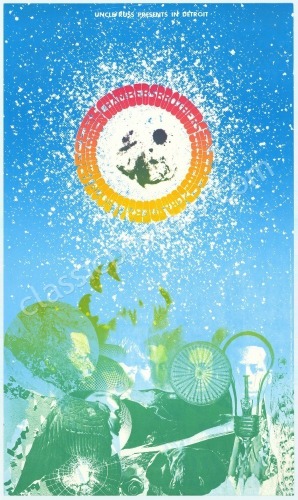 Colorful The Chambers Brothers Grande Ballroom Poster
