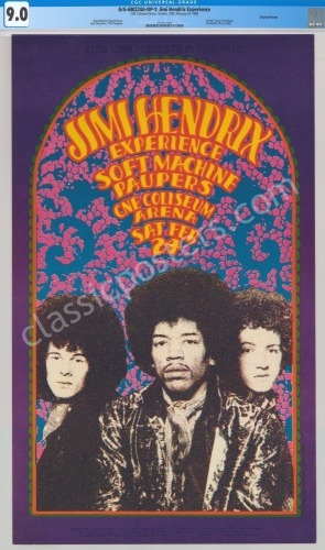 Wonderful Certified Jimi Hendrix Toronto Poster