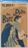 Extremely Rare AOR 1.101 Bob Dylan Poster with Venue