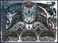 Uncut Sparkle Foil Edition Widespread Panic Poster