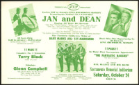 Rare 1964 Jan and Dean Sacramento Poster