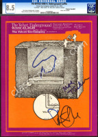 Band-Signed Velvet Underground Vulcan Gas Handbill