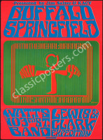 Scarce AOR 3.39 Buffalo Springfield Earl Warren Poster