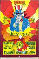 Two Different California Hall Posters