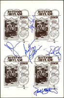 Jefferson Airplane-Signed Uncut Handbill Sheet