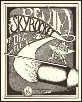 1970 Denim Skyrocket Houston Handbill