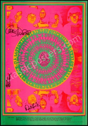Band-Signed FD-53 Quicksilver Messenger Service Poster