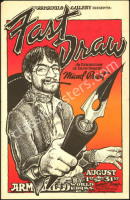 1977 Armadillo Michael Priest Art Show Poster