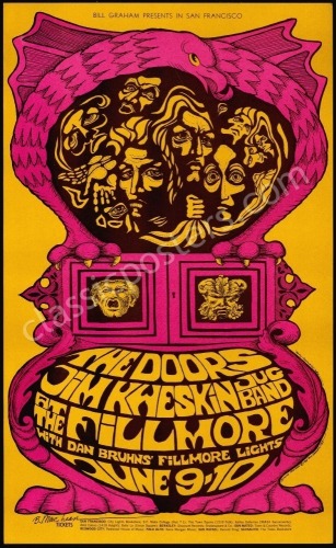 Signed BG-67 The Doors Poster