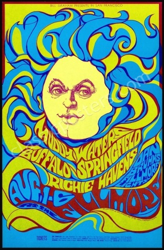 Beautiful BG-76 Buffalo Springfield Poster