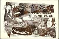 Asleep at the Wheel Armadillo Poster