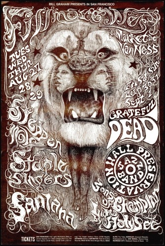 Two Popular Posters for The Fillmore