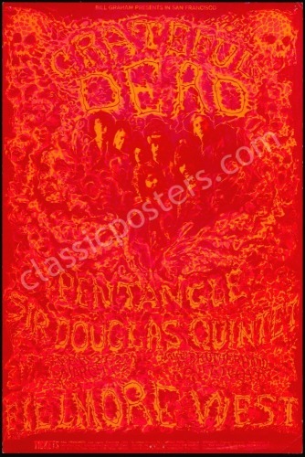 Original BG-162 Grateful Dead Poster