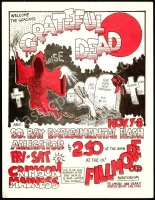 Attractive AOR 4.57 Grateful Dead Handbill