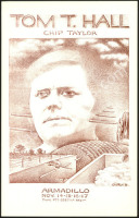 Tom T. Hall Armadillo World Headquarters Poster