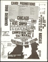 Scarce Vancouver Pop Festival Handbill