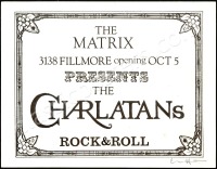 Wonderful Signed The Charlatans Matrix Handbill